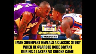 Famous Iman Shumpert reveals a classic story when he guarded Kobe during a Lakers vs Knicks game. Net Worth