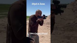 TP9 Cheek Pistol Doubles at 20yd