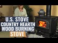 U.S. Stove Country Hearth Wood Burning Stove - YouTube