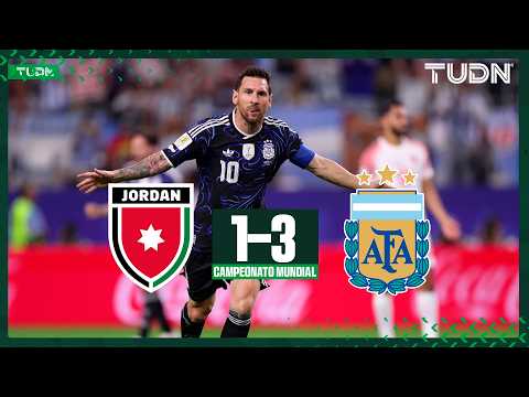 Argentina impone condiciones y vence 3-1 a Jordania 🔥​⚽​🇦🇷​ #shorts