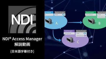 NDI Access Manager 解説動画 (日本語字幕付き)