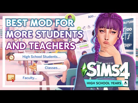 High School More Classmates - The Sims 4 Mods - CurseForge