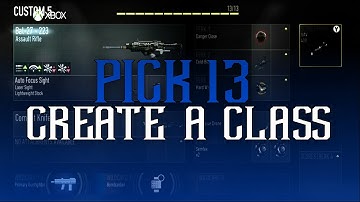 Call of Duty: Advanced Warfare "CREATE A CLASS" Multiplayer Gameplay "PICK 13" COD AW!