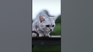 something was hiding under the water #cat #shorts #cat lovers