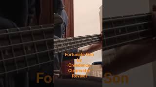 Fortunate Son by Creedence Clearwater Revival - Bass cover