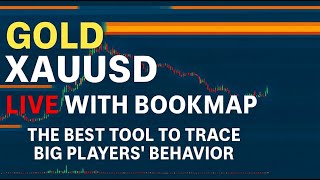 BOOKMAP LIVE | GOLD FUTURES | GC - XAUUSD | Liquidity | Heatmap #livetrade #livegold #bookmaplive