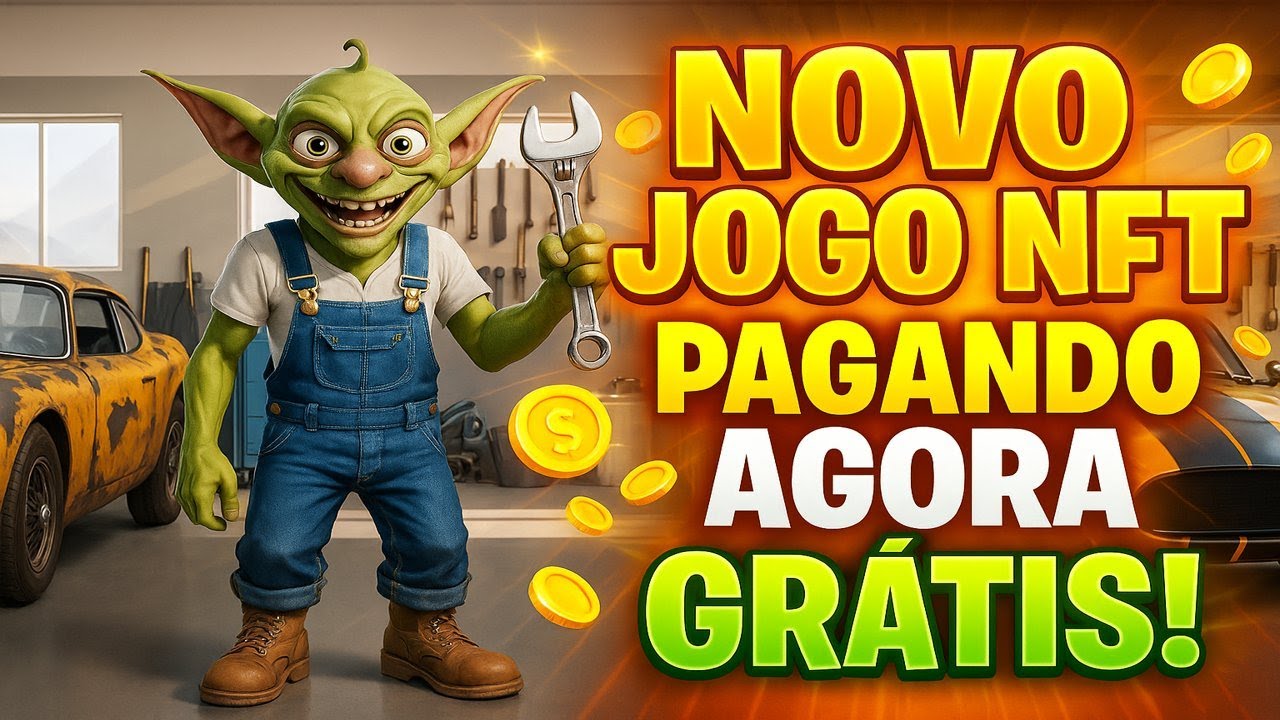 Novo Jogo NFT de CELULAR pagando de GRAÇA! Goblin Garage
