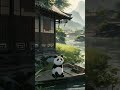Panda Sitting by the River #panda #nature #calm #river #wildlife #ambient