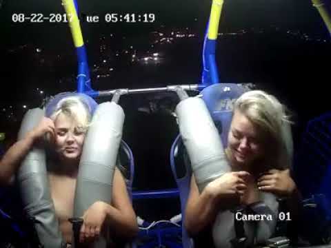 Boobs fall out on sling shot - 🧡 Slingshot Ride Fails : 5 September - Slin...