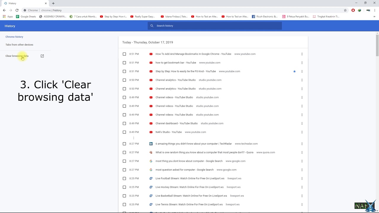 How to clear all history from Chrome (less than 1 minutes) YouTube