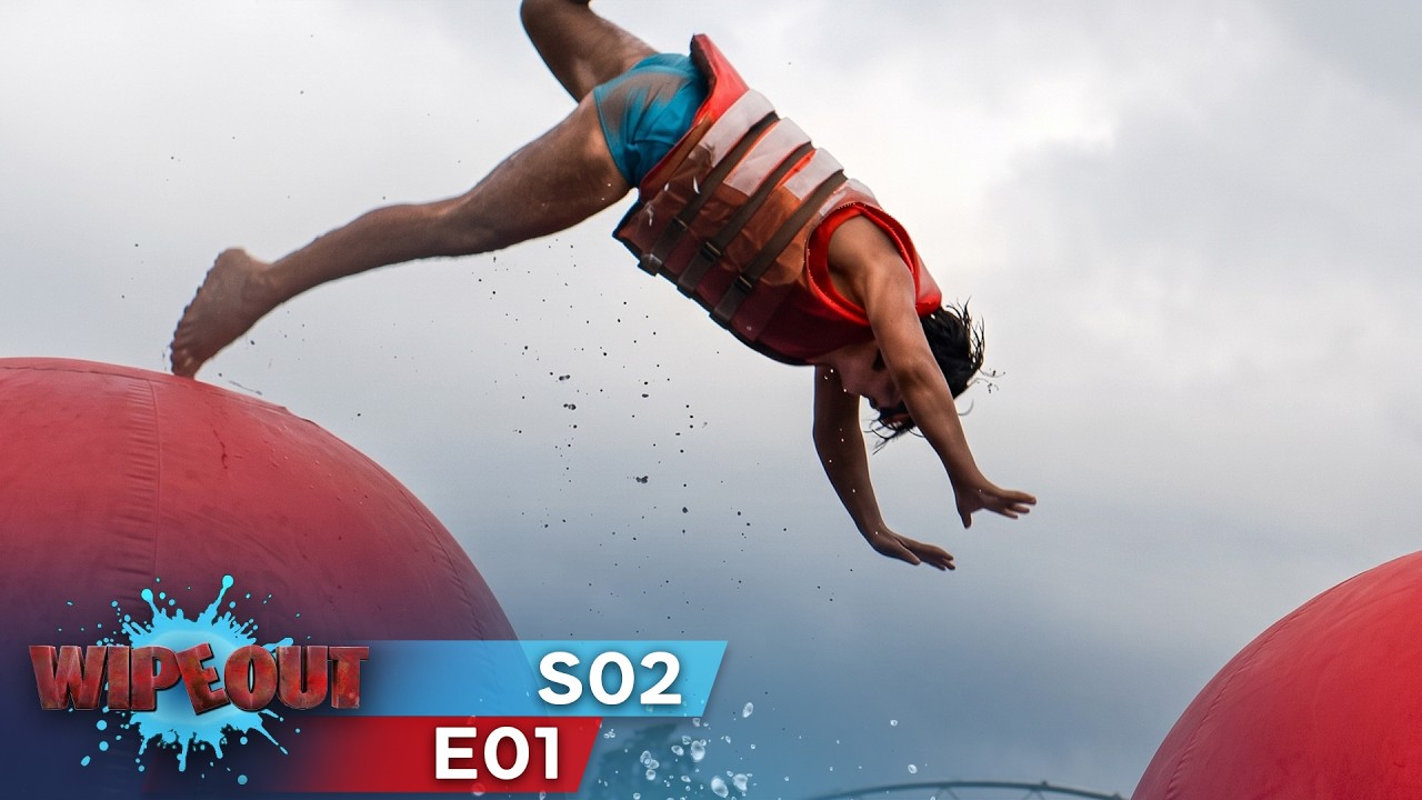 Planning a Gymnastics Routine For the Big Balls | Total Wipeout UK | Season 2 Episode 1
