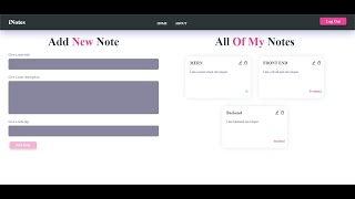 Full Stack MERN Project - Online Notebook App | MongoDB, Express, React, Node