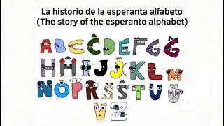 My Esperanto alphabet lore set #Esperanto