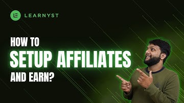 How to Set Up & Manage an Affiliate Program | Learnyst Features Explained