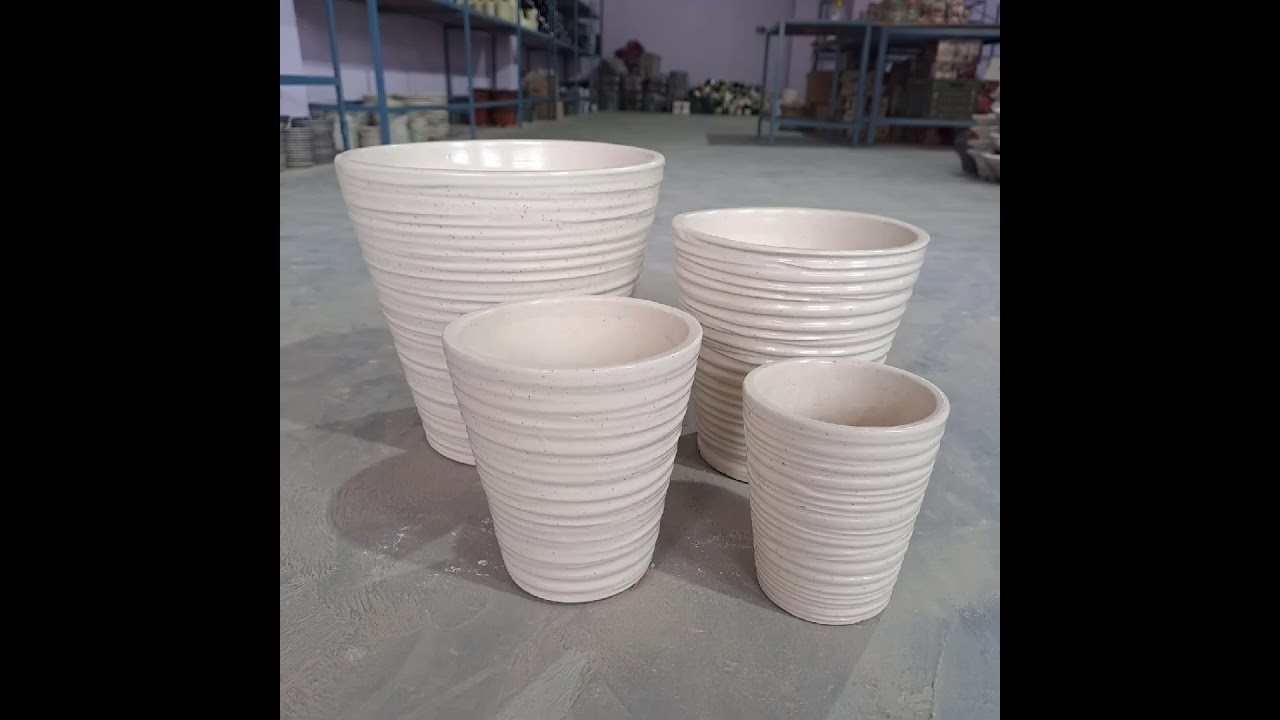 Outdoor Garden Ceramic Planters. 