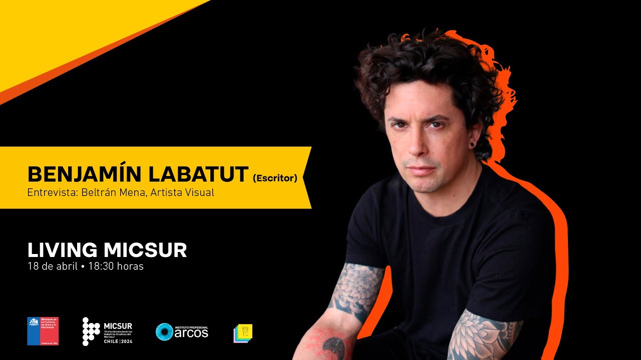 🔴LIVING MICSUR con Benjamín Labatut - Escritor