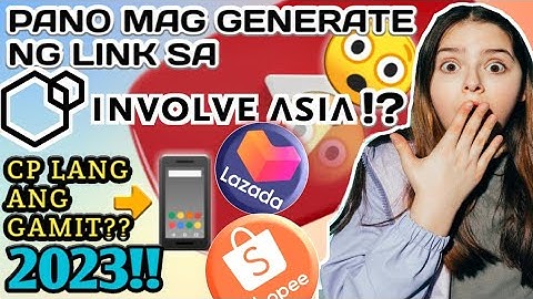 HOW TO GENERATE LINK IN INVOLVE ASIA USING ONLY YOUR MOBILE PHONE? |BusyMom