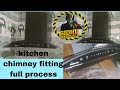 Sunflame chimani kitchen में installation कैसे करें || how to install chimani in kitchen# 