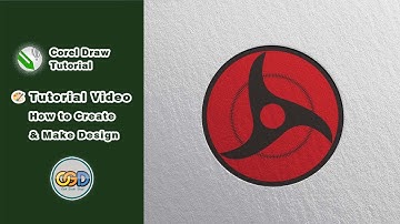 🔴 How to Create Itachi Sharingan Eyes in CorelDraw | 🎨 Tutorial Video How to Create & Make Design