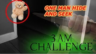3AM CHALLENGE ONE MAN HIDE AND SEEK! REAL PARANORMAL ACTIVITY GONE WRONG NO EDIT CUTS!!