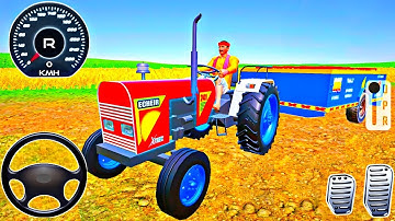 Real Indian Tractor Driving Simulator - Farming Transport Walkthrough 2025 - Android Gameplay 