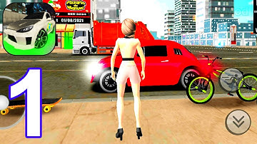 Brasil Tuning 2 - Racing Simulator - Gameplay Part 1 Escape Red Car From Police (iOS,Android) #1