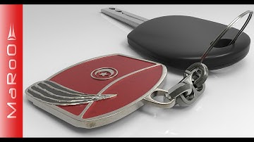 Best 3D Car Key Modeling (3DSMax, Zbrush, Keyshot)