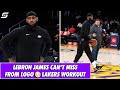 Lakers Workout Lebron James *CAN&#39;T MISS*  LOGO Threes 😳