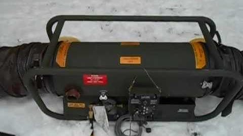 Military Tent Heater Hunter Space Heater Convective 35 ( SHC 35 ) Base-X HDT Global