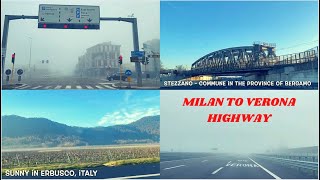 Milan to Verona Highway