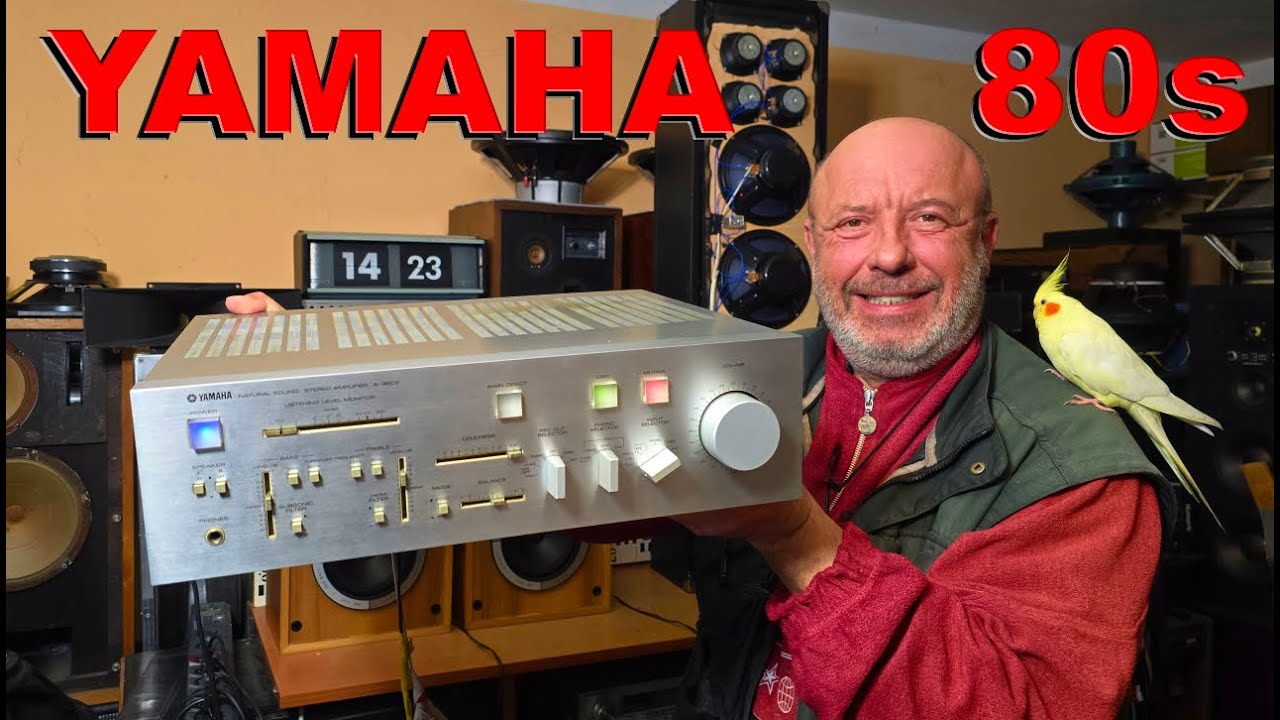 80s Vintage YAMAHA A-960 II stereo HiFi amplifier Japan sound test