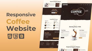 How to Create a Coffee Shop Website Using HTML & CSS | Step-by-Step Tutorial