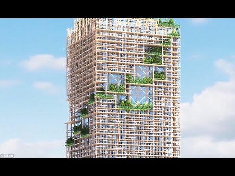 World's tallest WOODEN skyscraper reaching 1,148ft in Tokyo