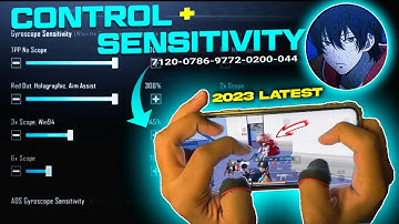 DAXUA NEW ZERO RECOIL SENSITIVITY + CONTROL CODE 5 FINGER FASTER PLAYER | DAXUA SETTING PUBG BGMI