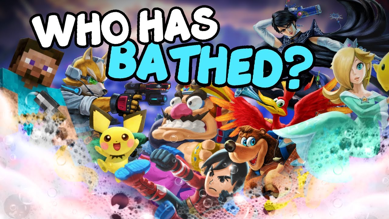 Which Smash Bros Characters Have Canonically Bathed?
