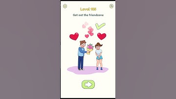 DOP 2 Level 105 Answer - Get Out The Friendzone - Delete One Part 2 Android Game Walkthrough
