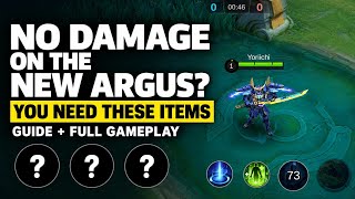 Details No Damage on the NEW Argus You NEED These Items | Guide + Full gameplay | Top global Argus 🔥 Guide