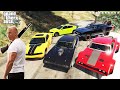 GTA 5 - Stealing Fast And Furious &#39;Dominic Toretto&#39; Cars with Franklin! (Real Life Cars #10)