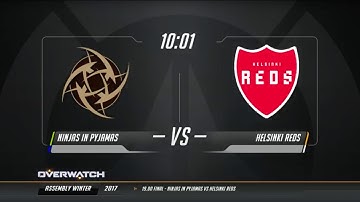 Assembly Winter Overwatch Final, Ninjas in Pyjamas vs Helsinki Reds