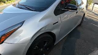 2022 Prius Raiders Nightshade XLE car accident update (Part 1)