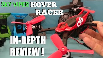 Sky Viper Hover Racer REVIEW in-depth -- flight, removing the prop guards, and beacon racing