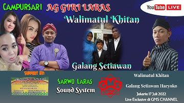Live // Walimatul Khitan Galang Setiawan  // Jakarta Minggu 17 Juli 2022 // GMS Channel // 2