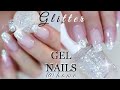 GELNÄGEL SELBER MACHEN ANLEITUNG✨NATURNAGELVERSTÄRKUNG✨GLITZER NAGELLACK🎄WEIHNACHTEN & SILVESTER