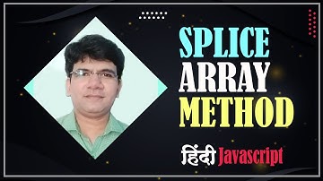 Array splice method in js | splice method in javascript