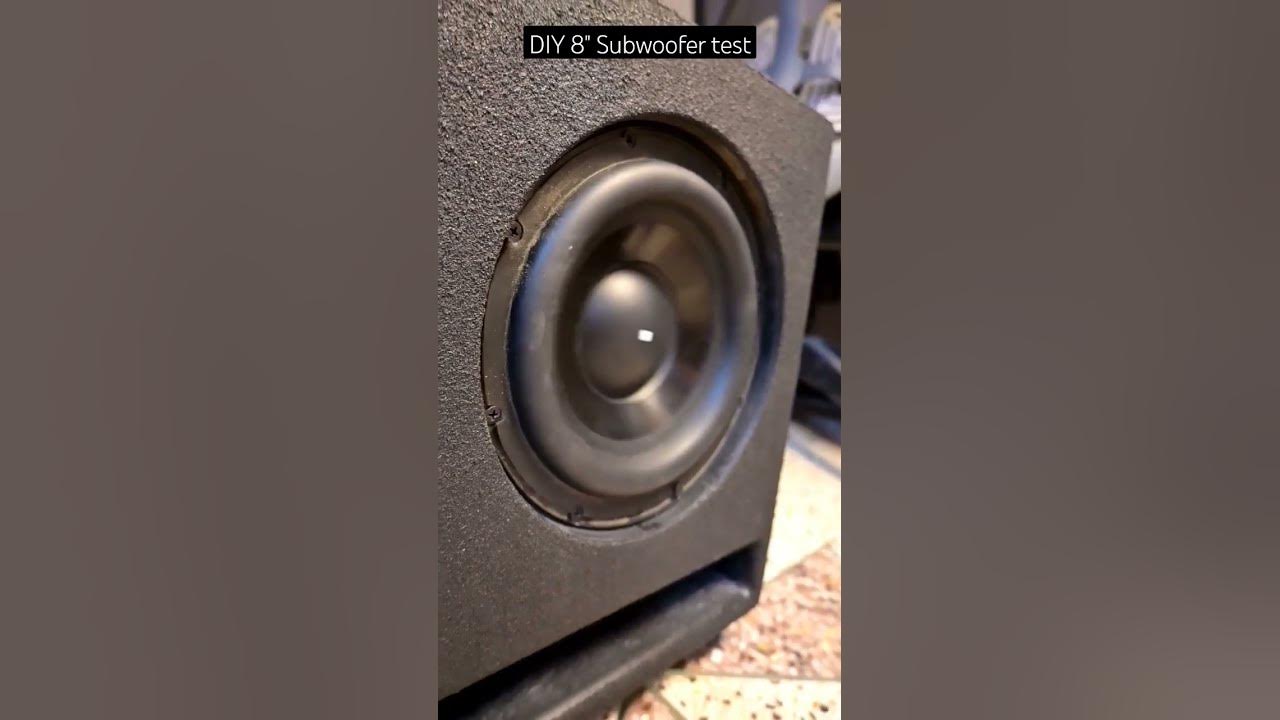 High Efficiency 8 inch subwoofer enclosure | Dayton | BIA | Wavecor | fredo #diy