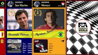 1990 F1 winner card