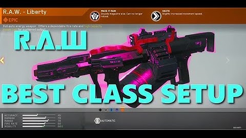 R A W Best Class Setup Infinite Warfare LMG CLASSYCOD