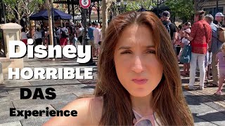 HORRIBLE Disney DAS Experience | They treated me terrible