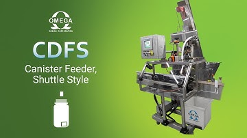 Model CDFS - Canister Desiccant Feeder, Shuttle Style - Omega Design