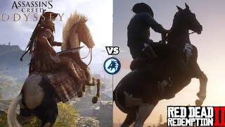 Red dead redemption 2 vs Assassin's Odyssey |sBs comparison|FOREVER GAMING. -